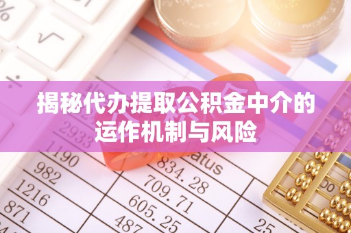 南城揭秘代办提取公积金中介的运作机制与风险