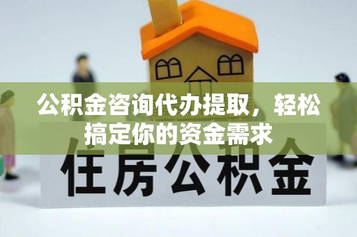南城公积金咨询代办提取，轻松搞定你的资金需求