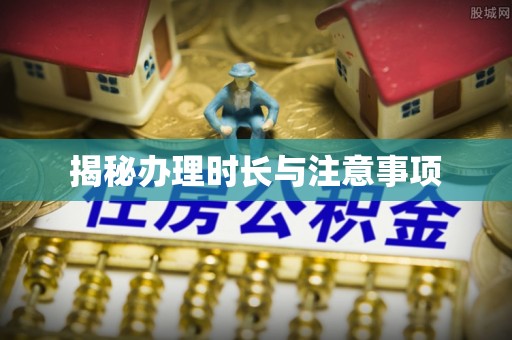 南城揭秘办理时长与注意事项