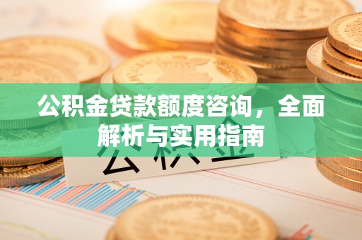 南城公积金贷款额度咨询，全面解析与实用指南