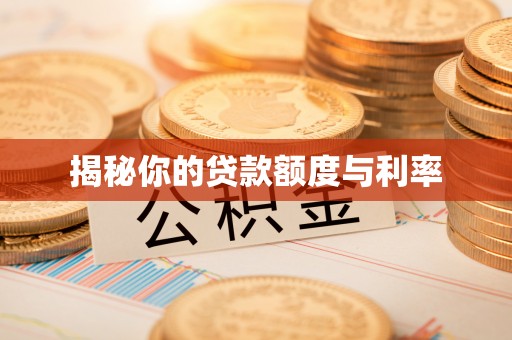 南城揭秘你的贷款额度与利率
