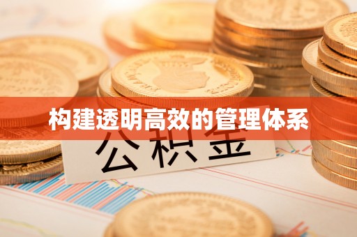 南城构建透明高效的管理体系