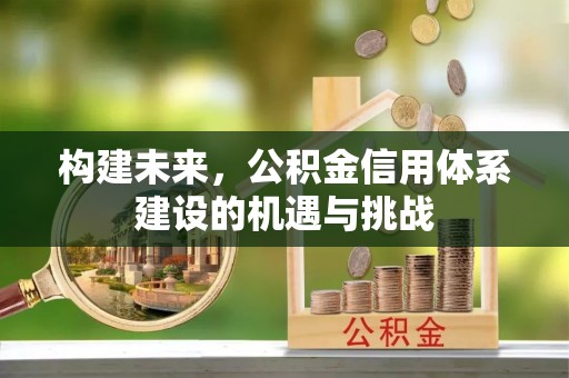 南城构建未来，公积金信用体系建设的机遇与挑战