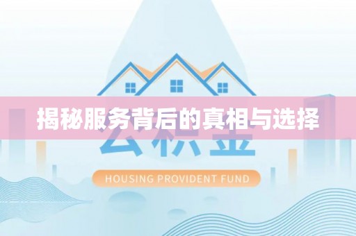 南城揭秘服务背后的真相与选择