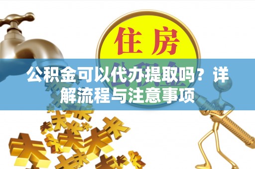 南城公积金可以代办提取吗？详解流程与注意事项