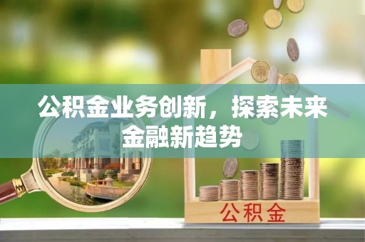 南城公积金业务创新，探索未来金融新趋势
