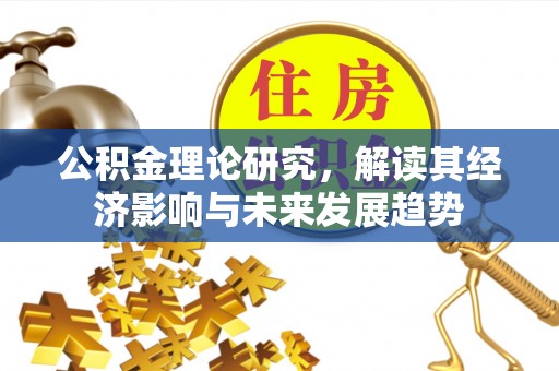 南城公积金理论研究，解读其经济影响与未来发展趋势