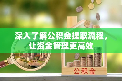 南城深入了解公积金提取流程，让资金管理更高效
