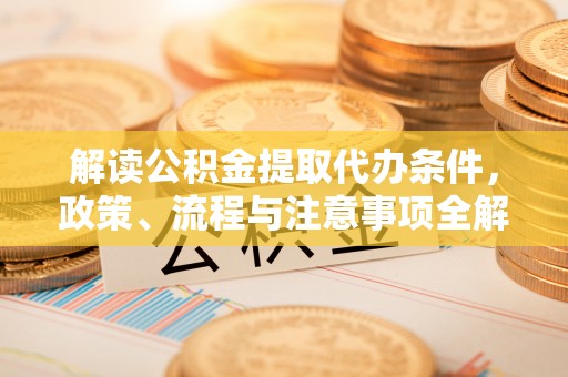 南城解读公积金提取代办条件，政策、流程与注意事项全解析