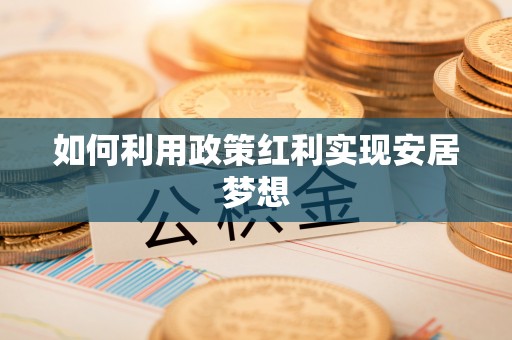 南城如何利用政策红利实现安居梦想