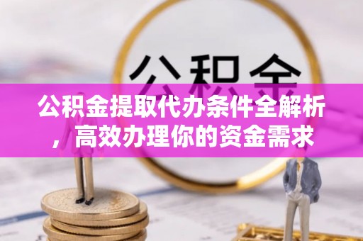 南城公积金提取代办条件全解析，高效办理你的资金需求