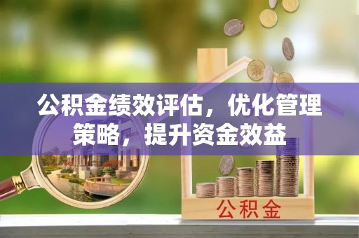南城公积金绩效评估，优化管理策略，提升资金效益