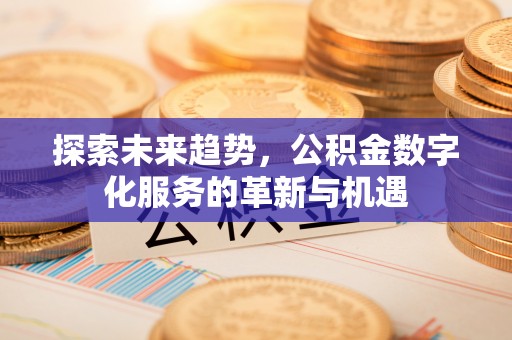 南城探索未来趋势，公积金数字化服务的革新与机遇