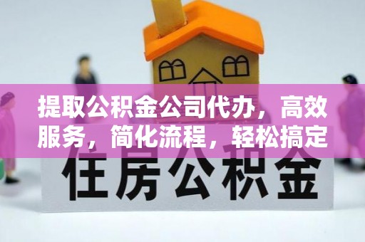 南城提取公积金公司代办，高效服务，简化流程，轻松搞定资金难题