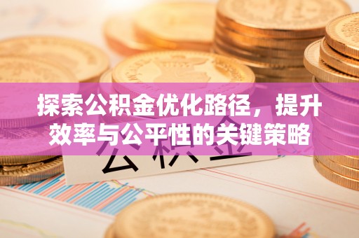南城探索公积金优化路径，提升效率与公平性的关键策略