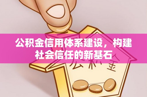 南城公积金信用体系建设，构建社会信任的新基石