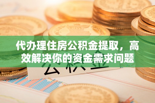 南城代办理住房公积金提取，高效解决你的资金需求问题