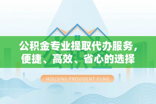 南城公积金专业提取代办服务，便捷、高效、省心的选择