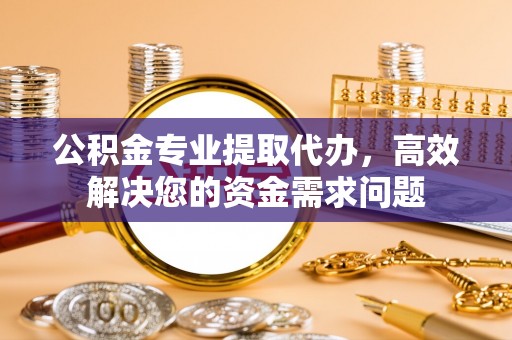 南城公积金专业提取代办，高效解决您的资金需求问题