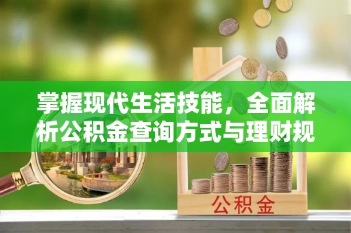 南城掌握现代生活技能，全面解析公积金查询方式与理财规划