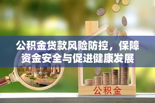 南城公积金贷款风险防控，保障资金安全与促进健康发展