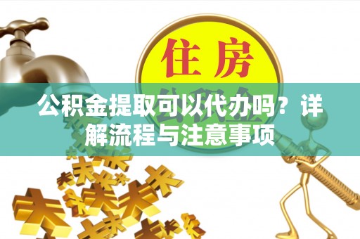 南城公积金提取可以代办吗？详解流程与注意事项