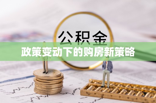 南城政策变动下的购房新策略