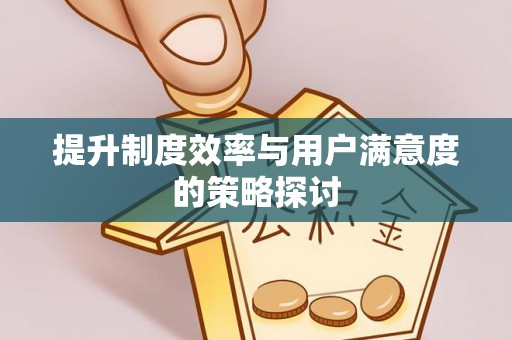 南城提升制度效率与用户满意度的策略探讨